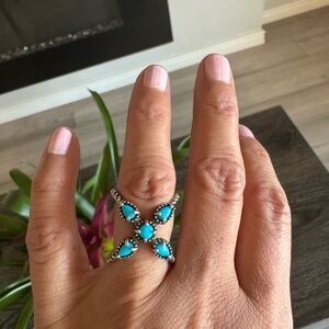 Turquoise Silver Women's Ring